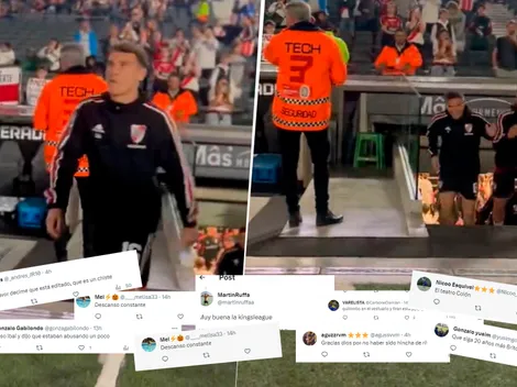 "Ni en la MLS": la gastada de los hinchas de Boca a la salida al campo de juego del plantel de River