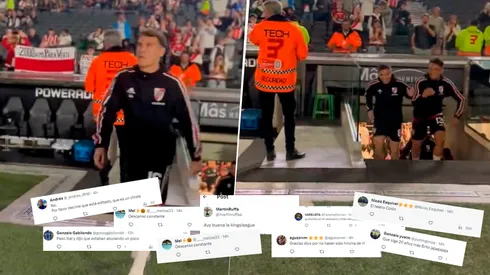 Las gastadas a River (captura TNT Sports)