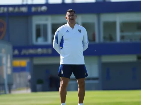 Sin doble 9: el nuevo equipo que probó Almirón para el Boca-Lanús