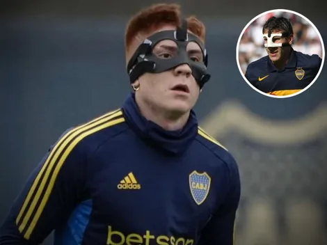 Barco no sería el primero: otros 4 jugadores de Boca que jugaron con máscara