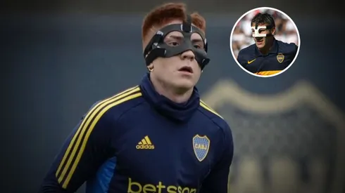 Todos los jugadores que utilizaron máscara en el Xeneize. Foto: Boca Oficial