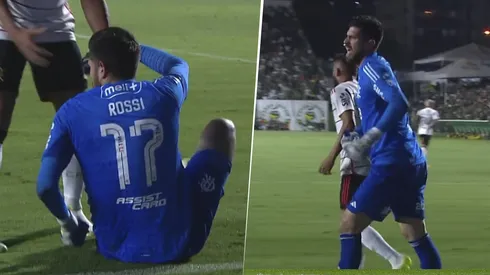 Rossi en su debut en Flamengo