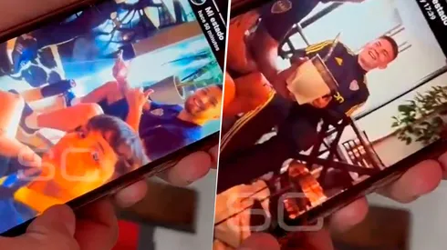 VIDEO | Sueño cumplido: un hincha santiagueño compartió unos mates con el plantel de Boca