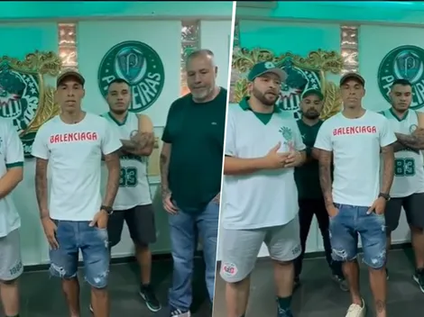 En la previa del partido con Boca, un jugador de Palmeiras fue a pedirle perdón a la barrabrava