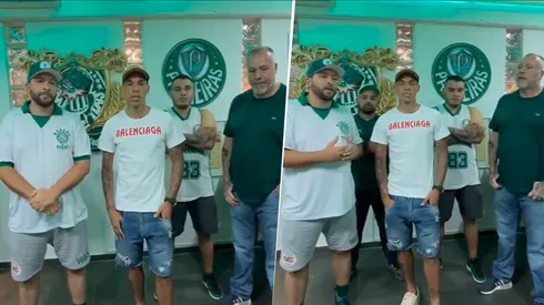 Juega en Palmeiras y tuvo que pedirle perdón a los hinchas. Foto: Captura