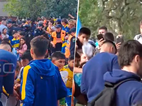 VIDEO | Locura por Boca en Santiago del Estero: así fue la llegada del plantel