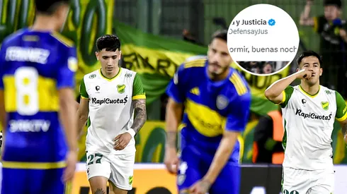 El picante tuit de Defensa, con advertencia de los hinchas de Boca (Getty)
