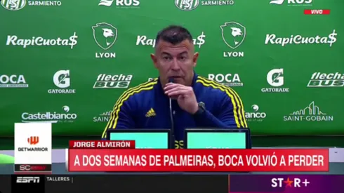 La palabra del entrenador. Foto: Captura.