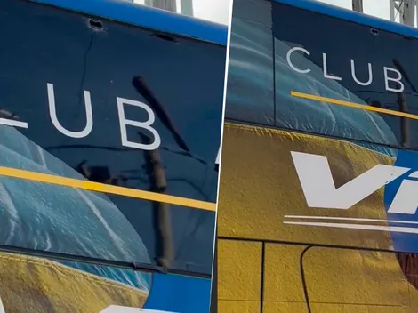 VIDEO | Apedrearon al micro de Boca en su llegada al estadio de Defensa y Justicia