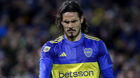 El mensaje del delantero de Boca en sus redes. Foto: Getty.