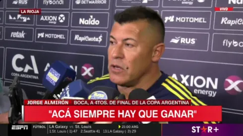 El entrenador del Xeneize dio su opinión. Foto: Captura.
