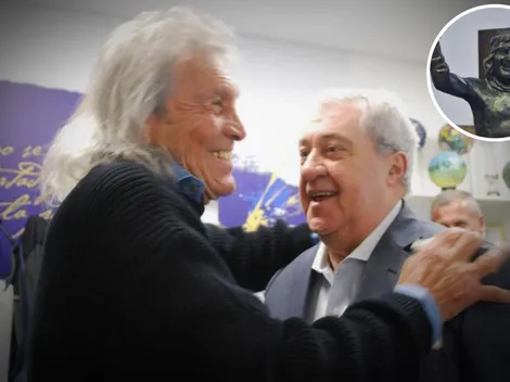 Boca homenajeó a Gatti: qué otras leyendas tienen su estatua en La Bombonera