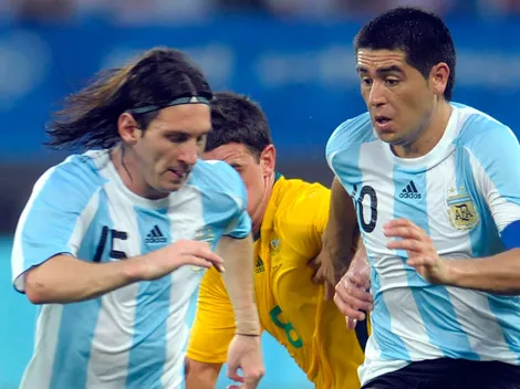 Messi igualó un récord histórico de Riquelme en la Selección Argentina