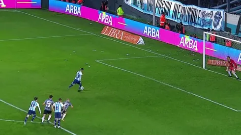 El penal de Piovi por el cual los hinchas Xeneizes se burlaron.