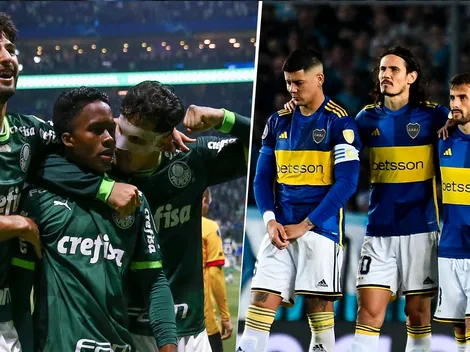 Cómo está el historial entre Boca y Palmeiras