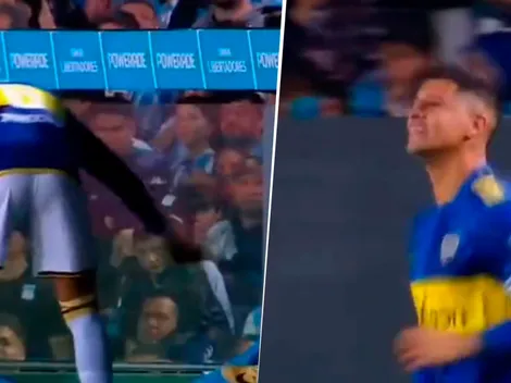 VIDEO | El extraño gesto de Rojo tras saludar a Almendra en el Boca-Racing