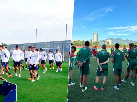 Dato curioso: la insólita cercanía con la que van a entrenarse Boca y Fluminense antes de la final