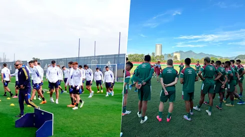 La insólita cercanía con la que entrenarán Boca y Fluminense. Foto: Boca Oficial/Fluminense Oficial