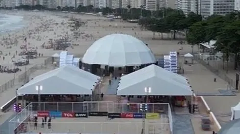 Fan Zone en la Playa de Copacabana