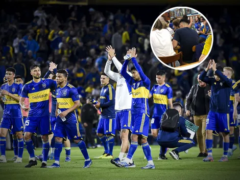 Viral: después del partido, Taborda estuvo en una pizzería junto a los hinchas