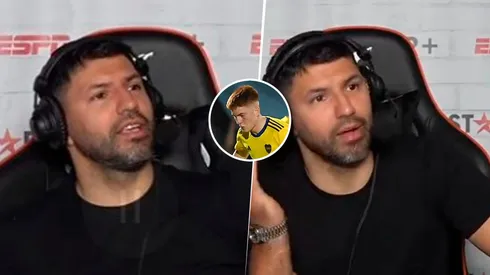 Elogios del Kun Agüero para el Colo Barco. Foto: Captura/Getty