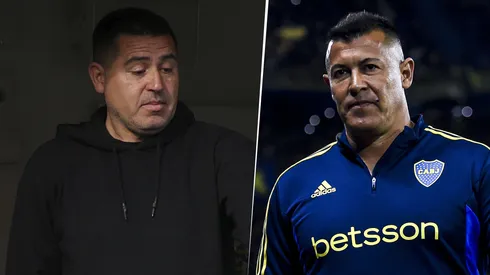 Jorge Almirón y Juan Román Riquelme