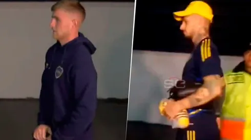 Así se retiraron Valentini y Benedetto. Foto: Captura