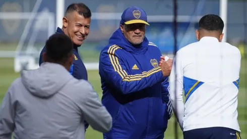 Giunta junto a Almirón y Equi. Foto: Prensa CABJ