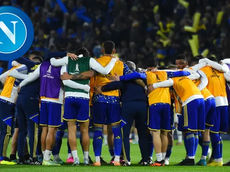 El tuit de la cuenta oficial del Napoli para Boca, pensando en la Libertadores: "Señales"
