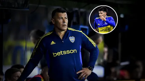 Las palabras del dt de Boca sobre el nivel del joven volante. (Getty)