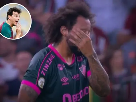 Momento difícil para Marcelo en Fluminense: fue silbado y el DT tuvo que salir a bancarlo