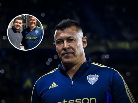 Foto viral: Almirón apareció en la Basílica de Luján y pidió por lo que todo Boca quiere