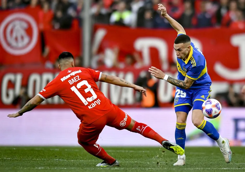 Norberto Briasco ante Independiente. (Getty)