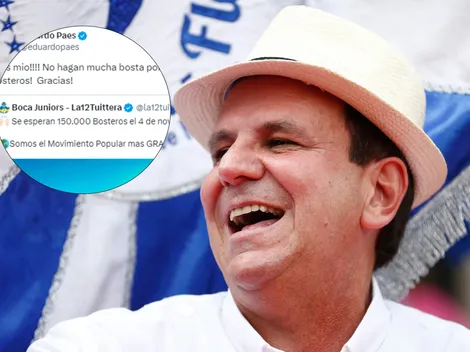 Repudiable: el desubicado tuit del intendente de Río de Janeiro para los hinchas de Boca