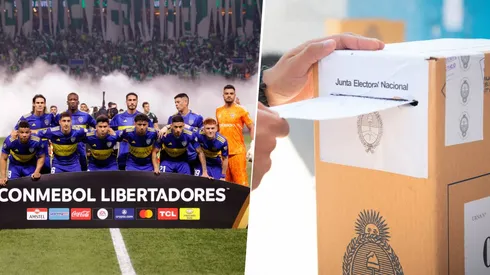 El balotaje para las Elecciones Nacionales le sacaría capacidad a Boca en el calendario para jugar sus partidos. Getty Images y Argentina.gob.ar