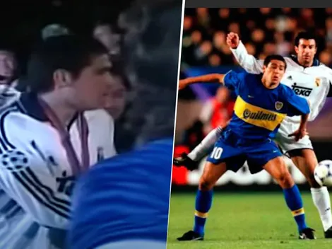 ¿Qué hizo Román con la camiseta que le dio Figo en el 2000?