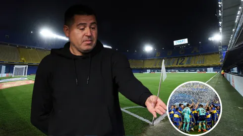 Juan Román Riquelme evalúa a los campeones con Boca Sub 20 para sumarlos en el 2024 al primer equipo. Getty Images.