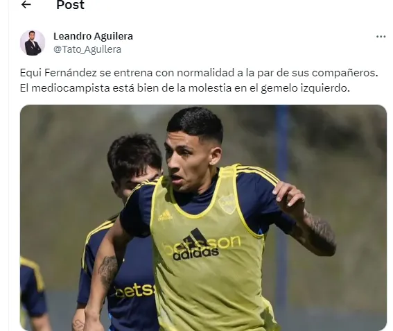 La información del periodista Leandor Aguilera