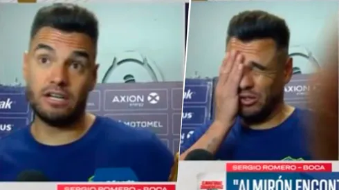 Las palabras de Sergio Romero, tras la victoria de Boca. (Captura)