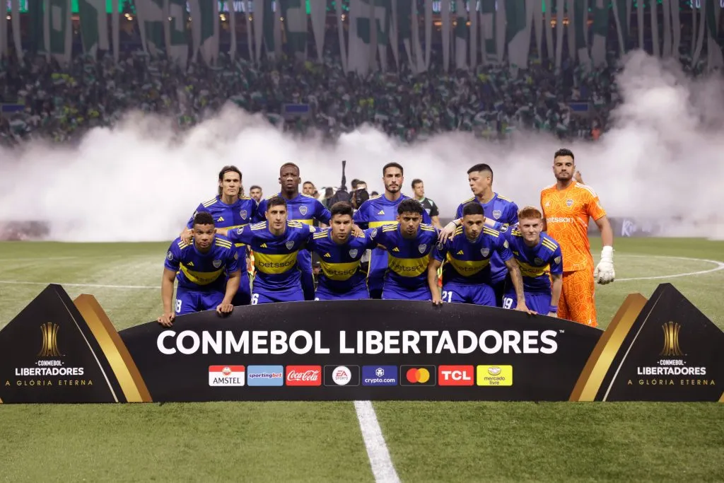 Boca, con un once similar al que eliminó a Palmeiras. Foto: Getty