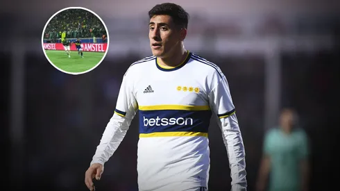 La respuesta de Merentiel con respecto a la gran jugada realizada ante Palmeiras. (Getty y Captura)