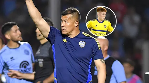 El plan de Almirón con el Colo Barco (Getty)