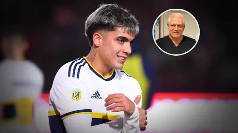 Las palabras de aliento de Batista a Zeballos. Foto: Getty y Captura