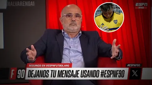 La polémica que generó el periodista al burlarse de la lesión del extremo de Boca Foto: Captura