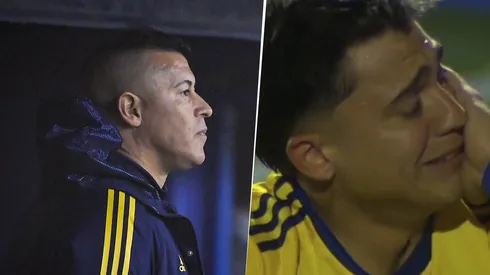 Jorge Almirón y Exequiel Zeballos en Boca