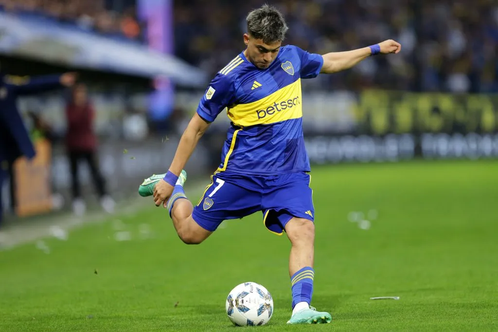 Exequiel Zeballos en Boca (Getty Images)