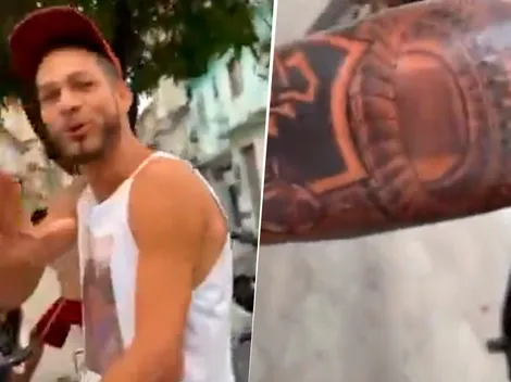 VIDEO | Ya se creen campeones: un hincha de Fluminense ya se tatuó la Libertadores 2023