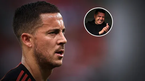 Admiración pura de Hazard a Román. Foto: Getty