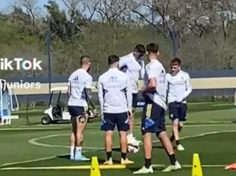 VIDEO | Rojo intentó hacer la "pisadita" del Colo Barco: así le fue