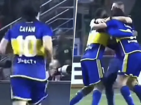 VIDEO | Emocionante: así reaccionó Cavani cuando Boca pasó a la final de la Copa